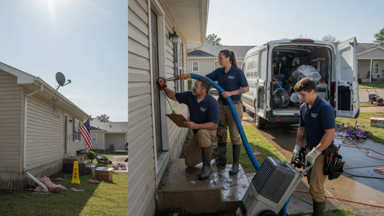 Ceiling Water Damage Restoration in Wright, AR near me
